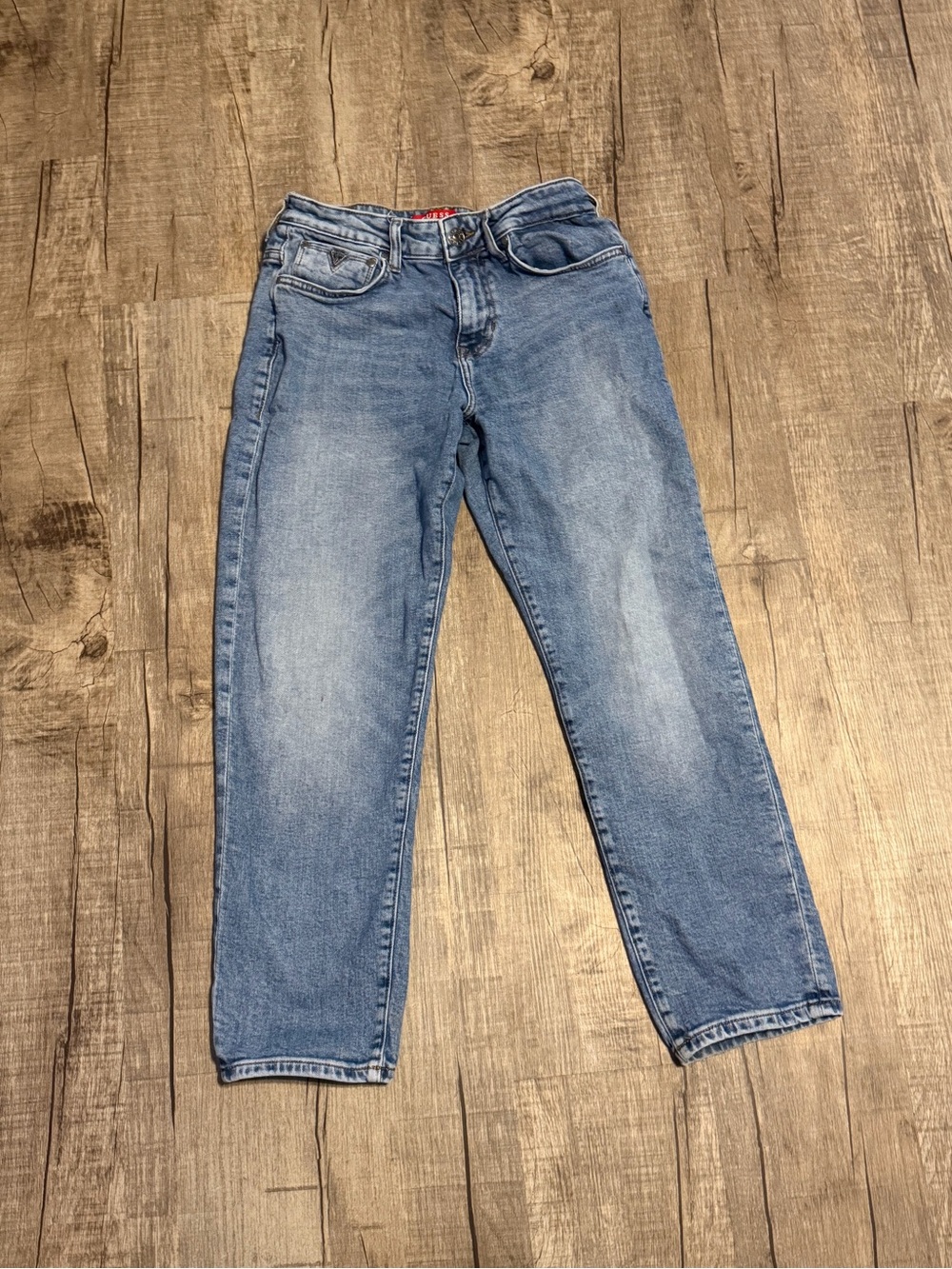 Classic Light Blue Straight-Leg Jeans